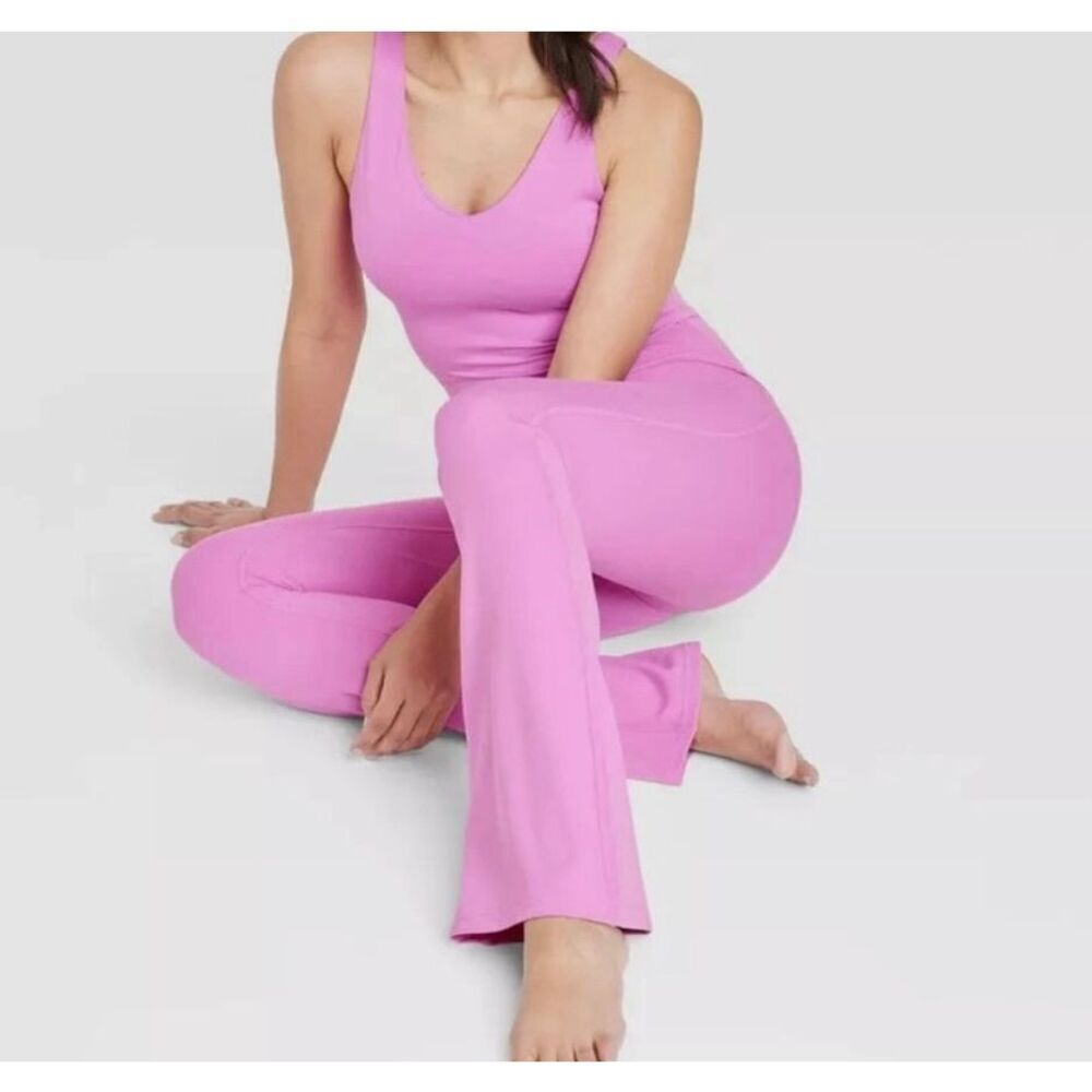 All In Motion purple high rise intrasculpt flare leggings size large - Picture 2 of 9